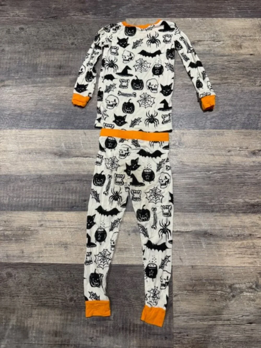 Little Sleepies Two-Piece Pajama Set Size 2T Halloween Print - Picture 2 of 4